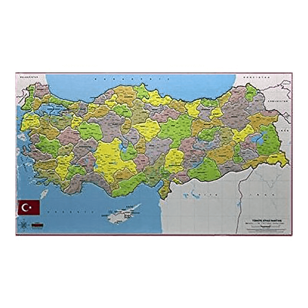 Karatay Türkiye Haritası Yap Boz 30x40