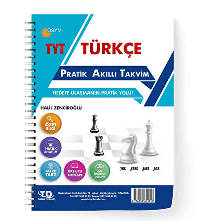 Tandem Yayınları TYT Türkçe Pratik Akıllı Takvim