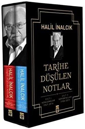Tarihe Düşülen Notlar (2 Cilt Takım Kutulu) - Halil İnalcık - Timaş Yayınları