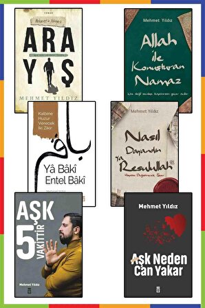 Mehmet Yıldız 6 Kitap Full Set (ya Baki Entel Baki - Nasıl Dayandın Ya Resulallah - Aşk 5 Vakittir