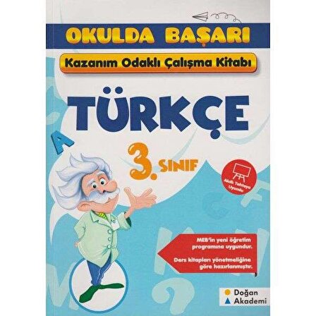 Doğanak Yayınları 3. Sınıf Türkçe Kazanım Odaklı Çalışma Kitabı