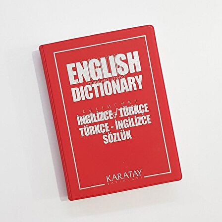 Karatay Yayınları İngilizce Türkçe - Türkçe İngilizce Sözlük (Plastik Kapak)