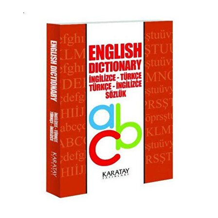 English Dictionary İngilizce - Türkçe Türkçe - İngilizce(Karton Kapak) - Kolektif - Karatay Yayınları