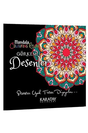 Karatay Yayınları 4 Adet Mandala Yetişkin Boyama Kitabı Yeni Seri
