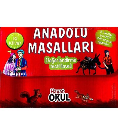 Anadolu Masalları (10 Kitap) - Kolektif - Hayat Okul Yayınları