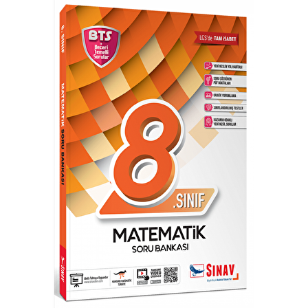 Sınav 8. Sınıf LGS Matematik BTS Soru Bankası