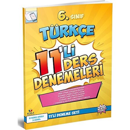 Koza Karaca 6.sınıf Türkçe 11'li Ders Denemeleri