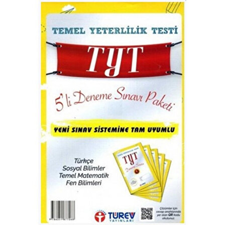 Türev Yayınları TYT 5 Deneme Sınavı