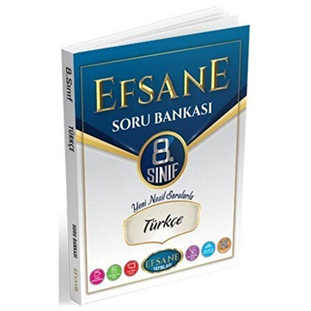 Açı Yayınları 8. Sınıf Efsane Türkçe Soru Bankası