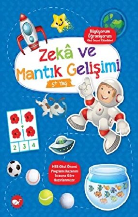 Zeka ve Mantık Gelişimi 5+ Yaş - Büyüyorum Öğreniyorum Okul Öncesi Etkinlikleri