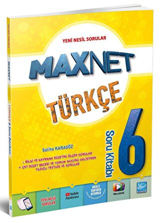 Karaca Eğitim Yayınları 6. Sınıf Türkçe Maxnet Soru Kitabı