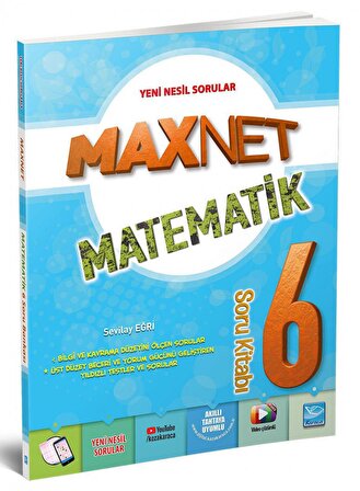 Karaca Eğitim Yayınları Maxnet 6. Sınıf Matematik Soru Kitabı