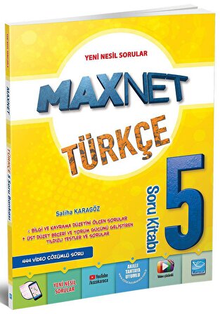Karaca Eğitim Yayınları 5. Sınıf Türkçe Maxnet Soru Kitabı