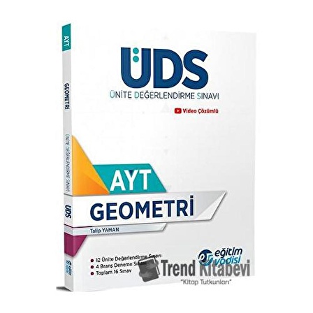 AYT Geometri ÜDS Ünite Değerlendirme Sınavı Eğitim Vadisi Yayınları