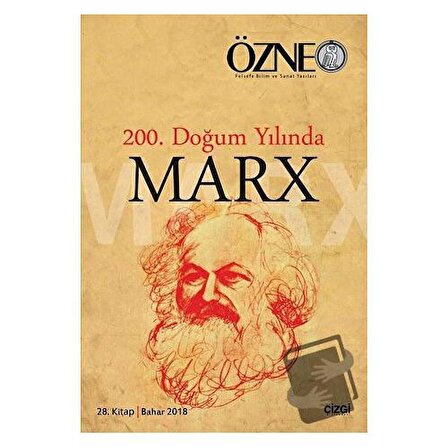 Özne 28. Kitap   200. Doğum Yılında Marx / Çizgi Kitabevi Yayınları / Kolektif