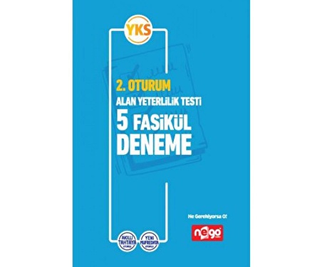 Nego  Yks 2. Oturum Alan Dersi Test 5 Fasikül