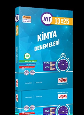 NEGO AYT KİMYA 13X25 BRANŞ DENEME