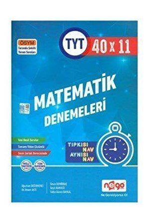 NEGO TYT MATEMATİK 11X40 FASİKÜL BRANŞ DENEME