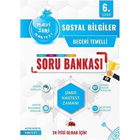 Nartest 6.Sınıf Süper Zeka Sosyal Bilgiler Soru Bankası