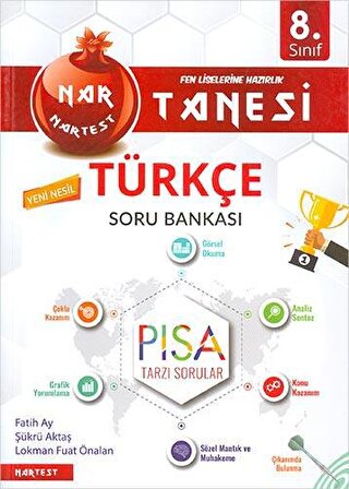 Nartest 8.Sınıf Türkçe Soru Bankası