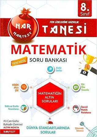 Nartest 8.Sınıf Matematik Soru Bankası