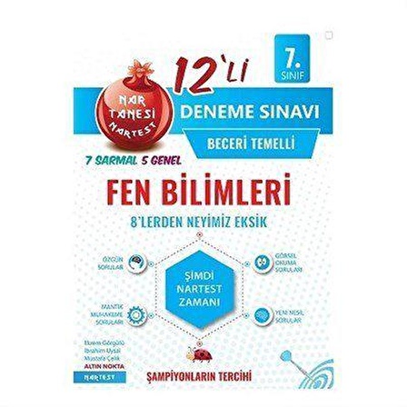 Nartest 7.Sınıf Fen Bilimleri 12li Deneme Sınavı