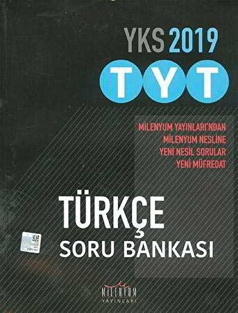 Milenyum 2019 TYT Türkçe Soru Bankası