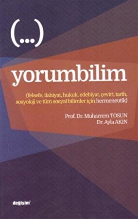 Yorumbilim / Prof. Dr. Muharrem Tosun