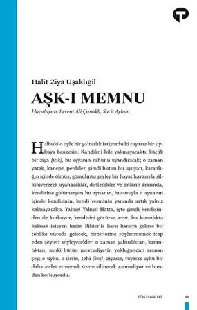Aşkı Memnu - Halit Ziya Uşaklıgil - Turkuvaz Yayınları