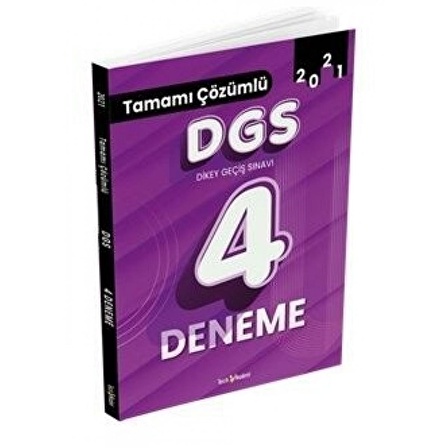 Tercih Akademi Dgs Tamamı Çözümlü 4 Deneme