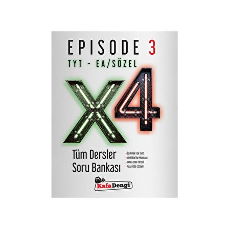 Kafa Dengi TYT EA-Sözel X4 Tüm Dersler Soru Bankası Episode-3