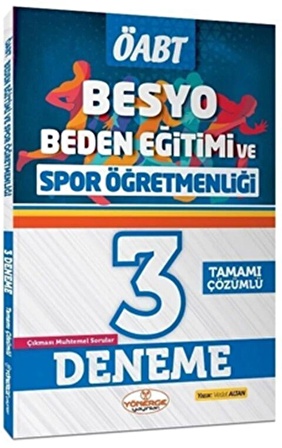 Yönerge Yayınları ÖABT BESYO Beden Eğitimi ve Spor Öğretmenliği 3 Deneme Çözümlü