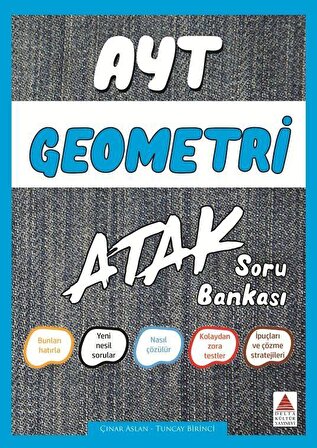 AYT Geometri Atak Soru Bankası - Tuncay Birinci - Delta Kültür Yayınevi