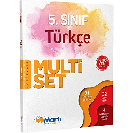 Martı Yayınları 5. Sınıf Türkçe Koparmalı Multi Set Yaprak Test