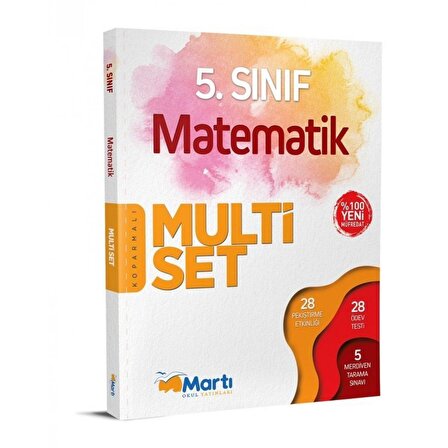 Martı Yayınları 5. Sınıf Matematik Koparmalı Multiset Yaprak Test