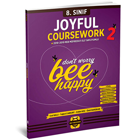 Arı Yayınları 8.Sınıf Joyful Coursework Bee Happy 2