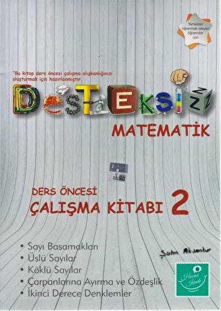 Kartezyen Desteksiz Matematik Ders Öncesi Çalışma Kitabı 2