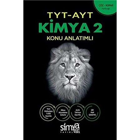 Simya Yayınları Tyt-Ayt Kimya-2 Konu Anlatımlı (Tyt-Ayt)