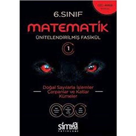 Simya Yayınları 6.Sınıf Matematik Ünitelendirilmiş Fasikül 2