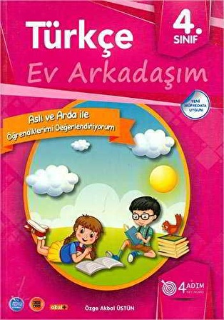 4 Adım 4.Sınıf Türkçe Ev Arkadaşım