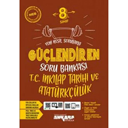 8.Sınıf Güçlendiren İnkılap Tarihi Soru Bankası Ankara Yayıncılık