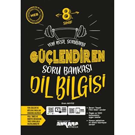 8.Sınıf Güçlendiren Dil bilgisi Soru Bankası Ankara Yayıncılık