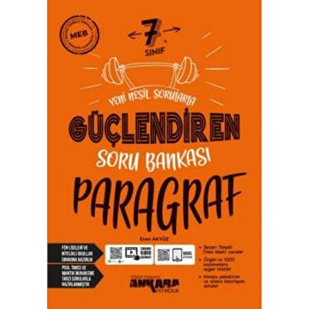 7. Sınıf Paragraf Güçlendiren Soru Bankası Ankara Yayıncılık