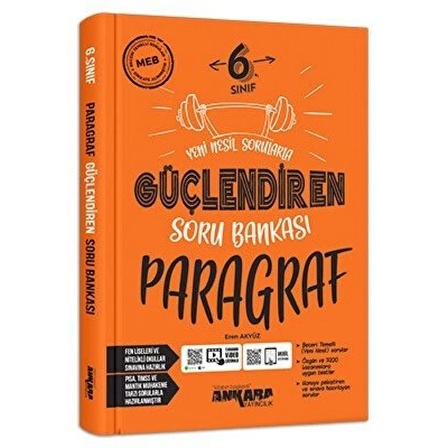 6. Sınıf Paragraf Güçlendiren Soru Bankası Ankara Yayıncılık