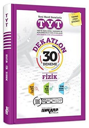 TYT Fizik Dekatlon 30 Deneme Video Çözümlü Ankara Yayıncılık