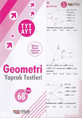 NİTELİK YKS AYT TYT BİYOLOJİ YAPRAK TEST