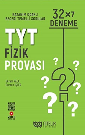 Nitelik Yayınları TYT Fizik Provası 32X7 Deneme