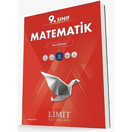LİMİT Yayınları 9.Sınıf Matematik Soru Kitabı 384 SYF 2022 YENİ