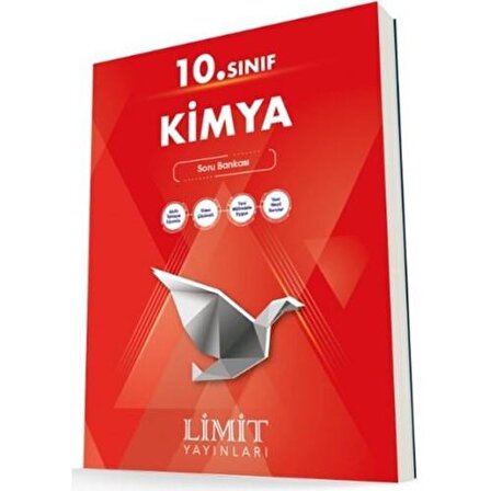 LİMİT Yayınları 10.Sınıf Kimya Soru Kitabı 208 SYF 2022 YENİ
