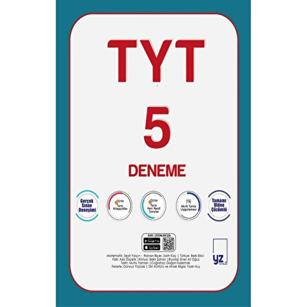 Yz Yayınları TYT 5 Deneme